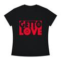 Getto Love Women's Slim Fit Crewneck T-Shirt