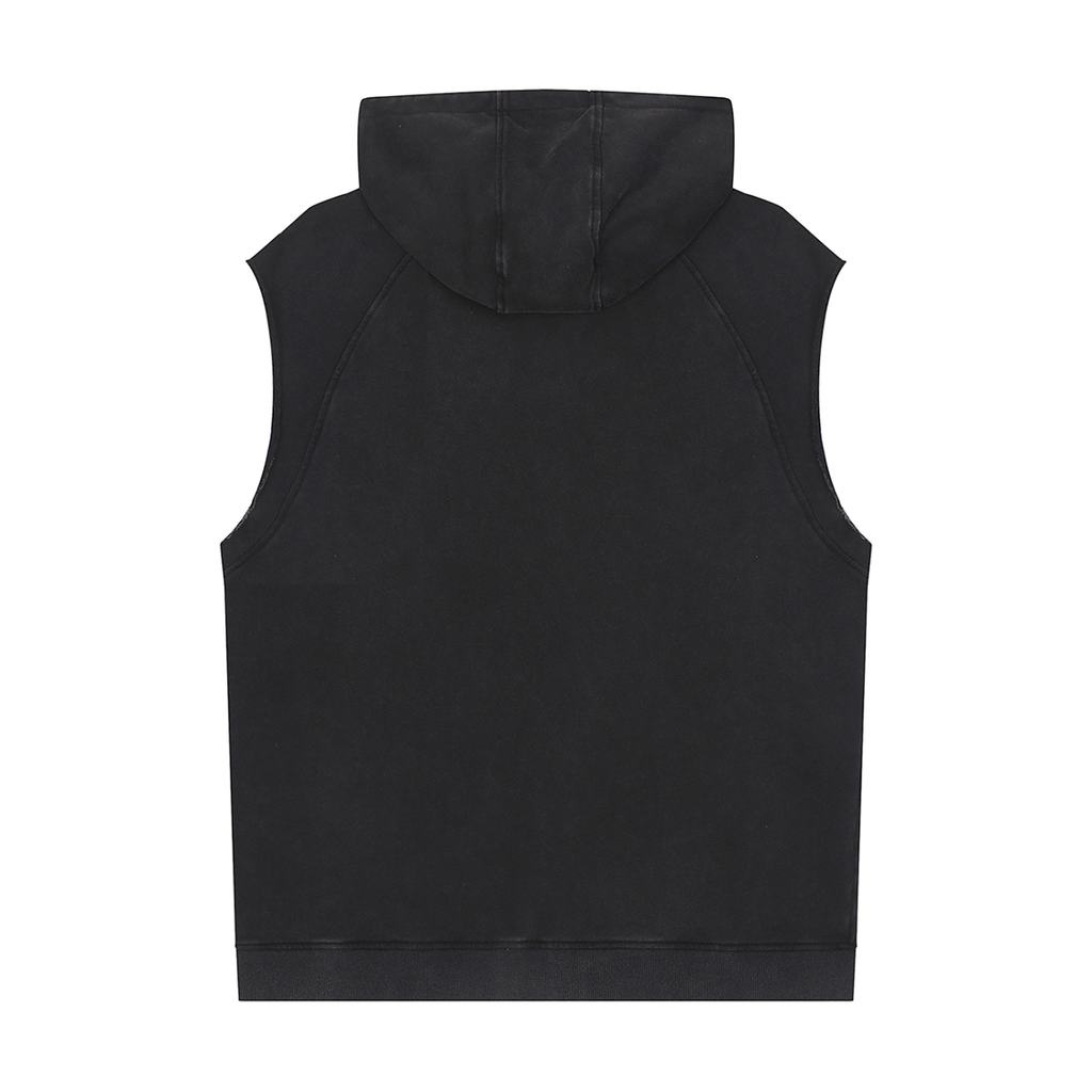 No Days Off Snow Washed Sleeveless Hoodie