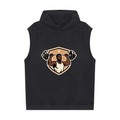 Muscle Man No Days Off Snow Washed Sleeveless Hoodie